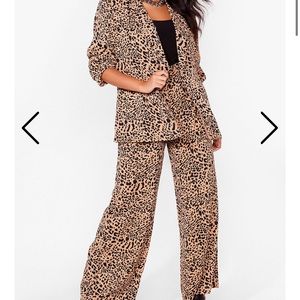 NASTYGAL NWT Denise Bidot Blazer + Pant